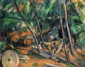 Bois avec Millstone Paul Cézanne paysages